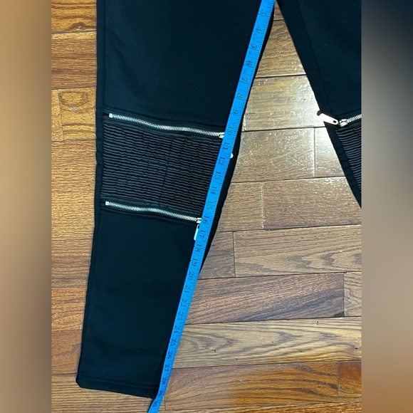 Tailored Recreation Premium Black Sweatpants with Zipper Knees Men's Small - Picture 4 of 11